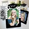 Big Dot of Happiness Silver Graduation Party Centerpieces - 4x6 Picture Display - Paper Photo Frames - Set of 12